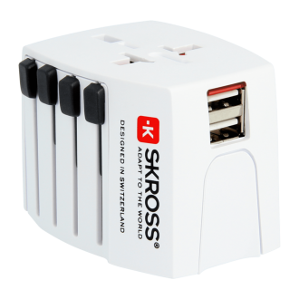 Ổ cắm điện đa năng có cổng usb Skross World Adapter MUV USB